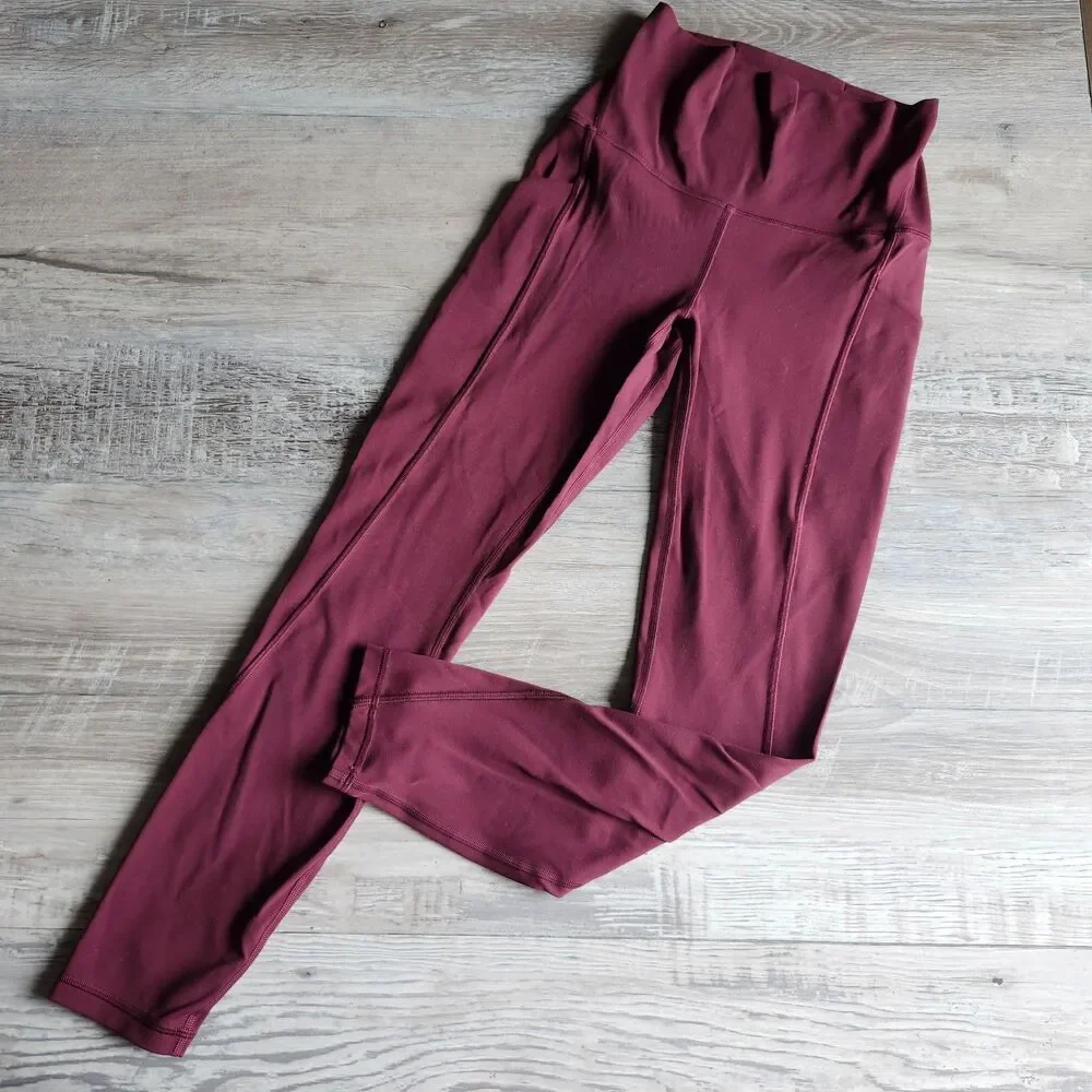 (4) Lululemon Align High-Rise Pant with Pockets 25